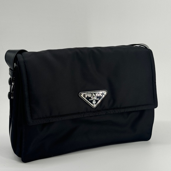 Prada Other - Prada Medium Padded Re-Nylon Shoulder Bag Black